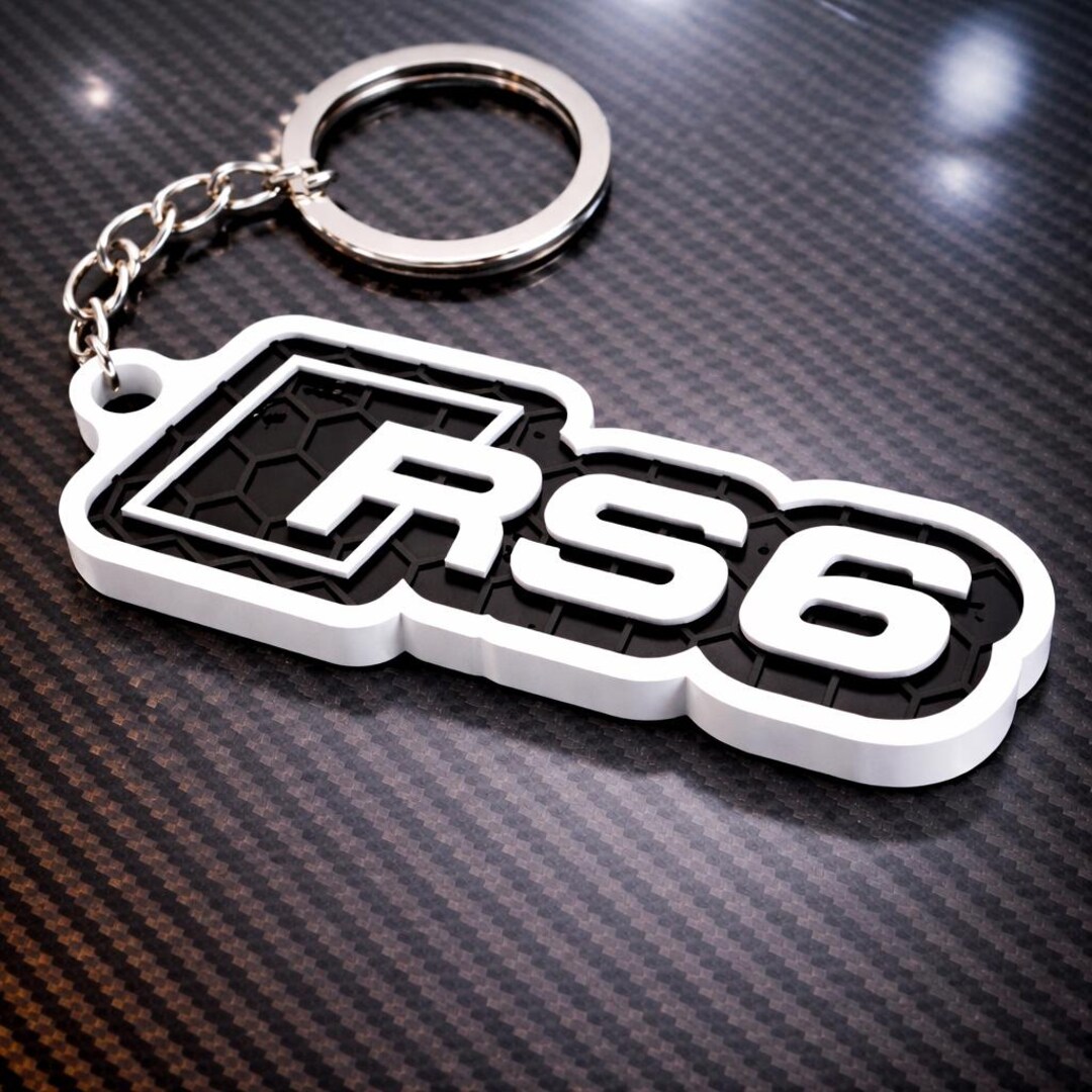 3D Printed Audi RS Keychain | Honeycomb Car Enthusiast Gift - Etsy UK