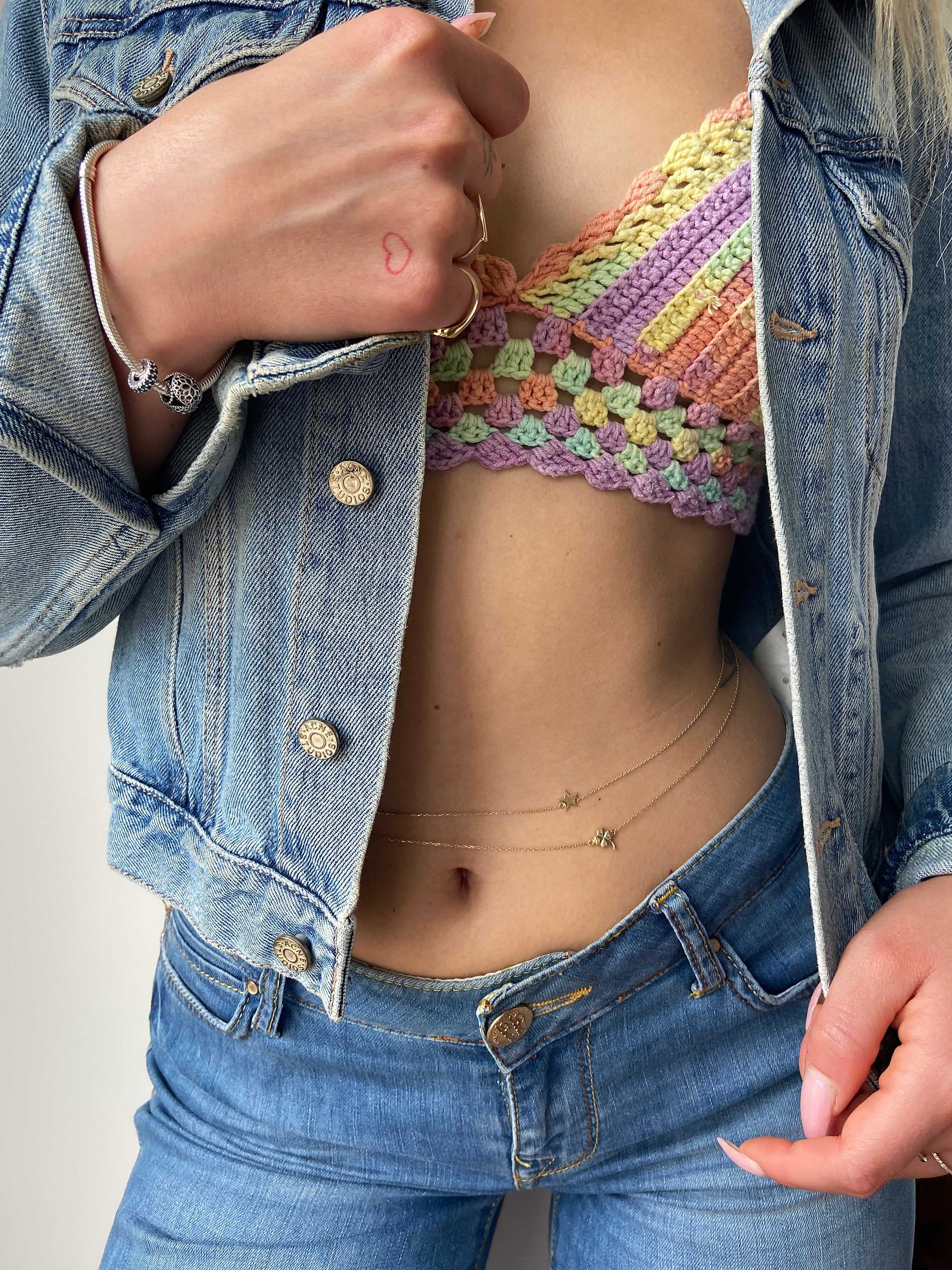 Chaîne De Ventre Plaquée Or 14 Carats - Double Couche, Design Fin Et élégant - Chaîne De Taille Pour Tenue Soirée Ou Quotidien - 11