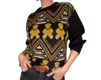 Vintage 1980s Acrylic Knit Jumper