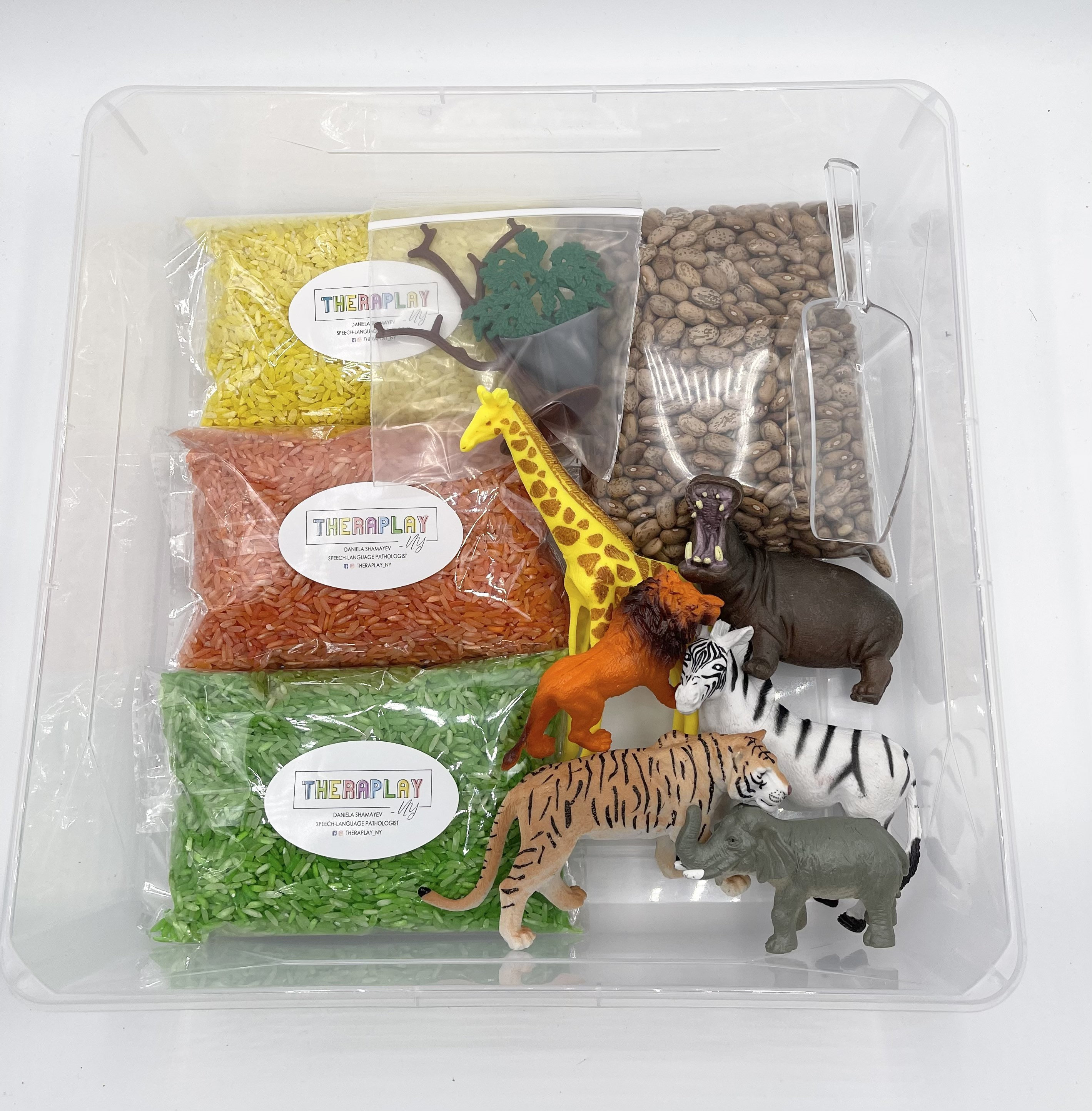Zoo Sensory Bin Animal Sensory Kit Zoo Busy Box Safari Etsy Hong Kong