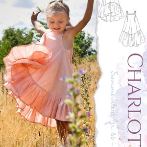 Naaipatroon zomerjurk Charlotte