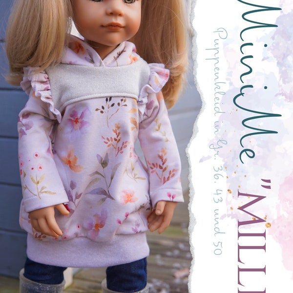 Sewing pattern MiniMe "Milli" sweater dress for dolls