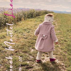 Coat Liana sewing pattern incl. beamer file German