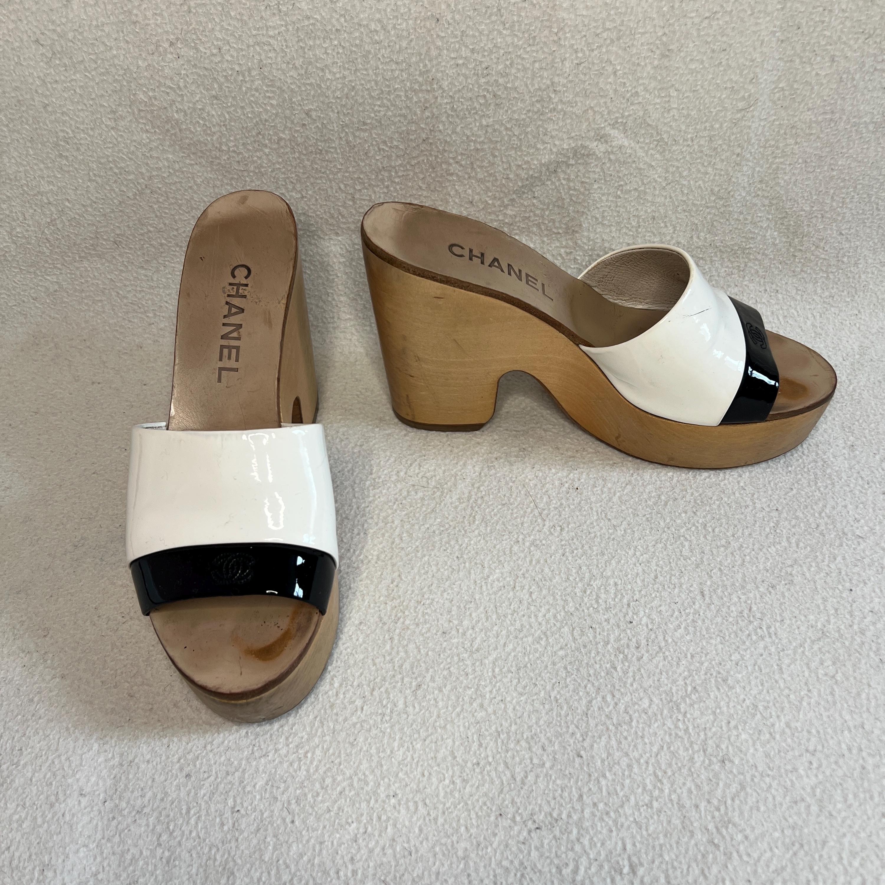 Wood Heel Mules - Etsy