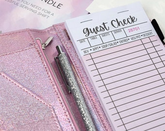 ULTIMATE Server Bundle Package, Server Book for Waitress, Waitress Book, Custom Server Book, Server Pouch, Server Book with Zipper