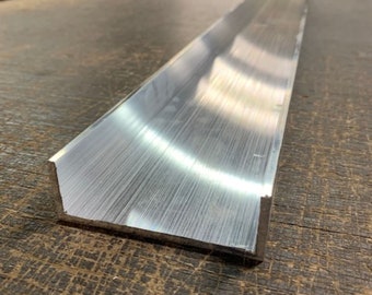 1" x 3" x 1/8" Thick (0.125") 6063 Aluminum Channel, Sharp Corner Channel, Pick Your Length