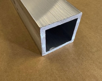 4" x 4" x 1/4" Wall (0.250") 6061 Aluminum Tube, Square Tube, Pick Your Length