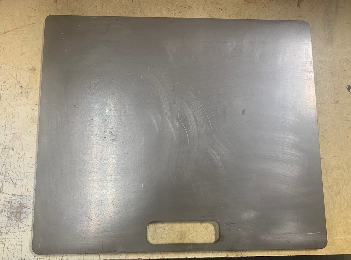 1/2 Steel Pizza Baking Plate 1/2 Thick A36 Seasoned Steel Etsy