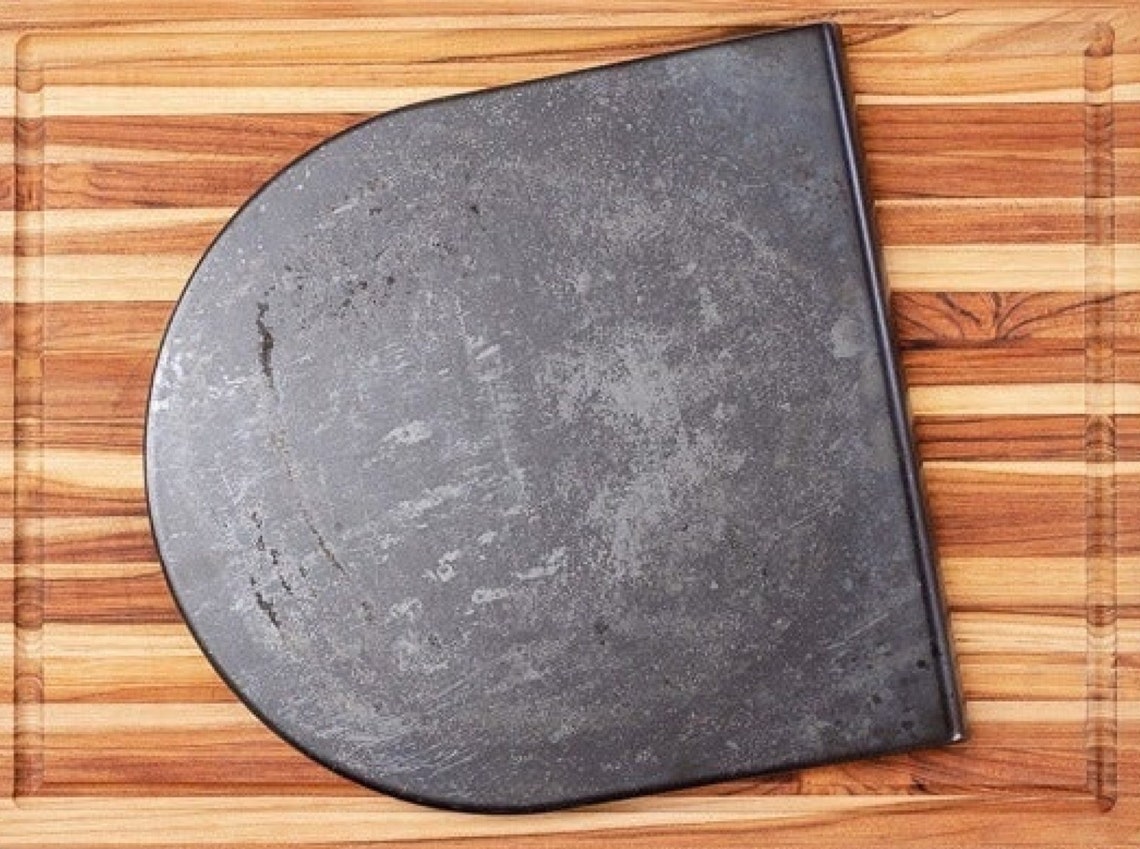 3/8 Steel Half Circle Pizza Baking Plate 3/8 Thick A36 Etsy
