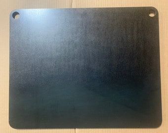 3/8” Steel Pizza Baking Plate -3/8” Thick A36 Seasoned Steel, Hanging Hole