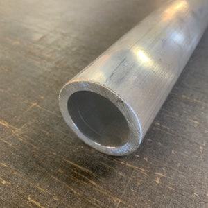 2&quot; OD x 1/4&quot; Wall Aluminum Tube, Round Tube, 6061 Aluminum, Pick Your Length