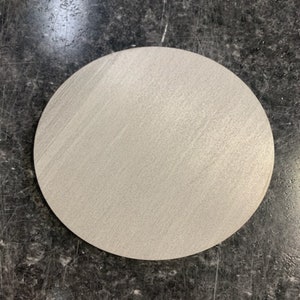 Stainless Steel Blank, Disc, Pick a Diameter! Pick a thickness! Grade 304 SS, HRAP / Mill Finish, #1 Finish