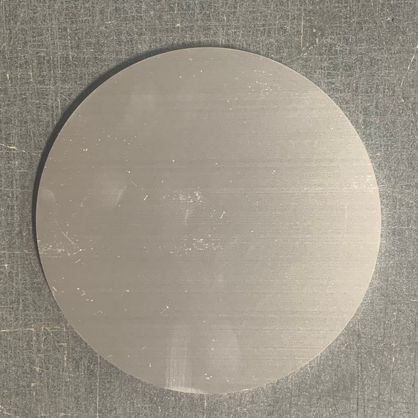 Aluminum Disc. 1/4" Thick, Pick a Diameter! Grade 6061