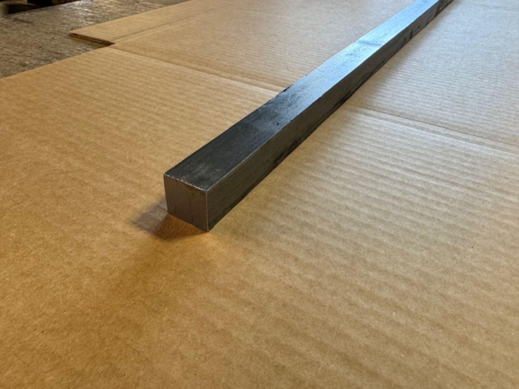 1-1/2" Steel Bar, 1.5" x 1.5" Solid Square Bar, 1018 Cold Rolled Steel, Pick Your Length