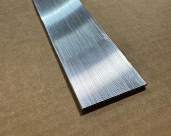 1/8" x 2" Aluminum Flat Bar, 6061 Aluminum, Pick Your Length