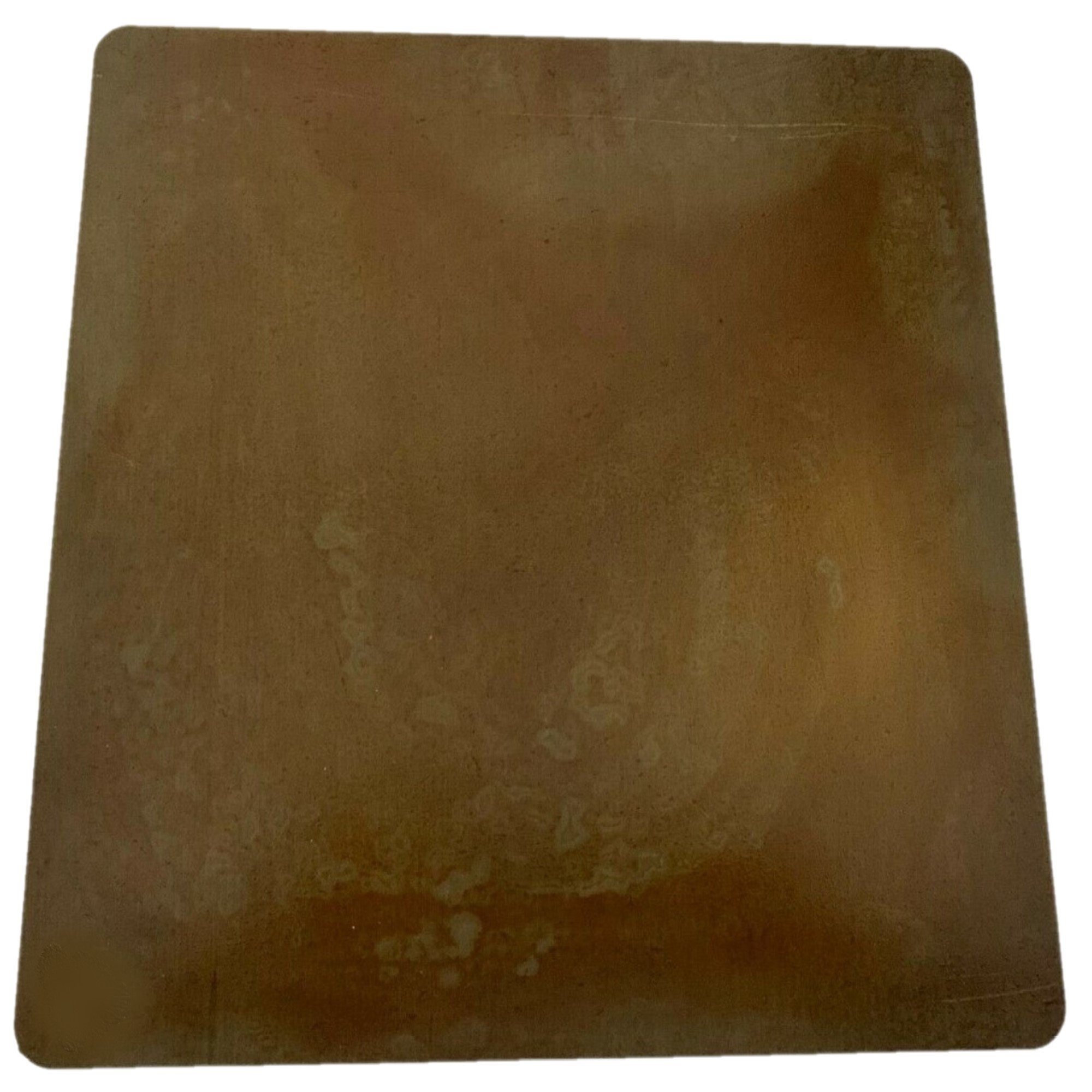 3/8 Steel Pizza Baking Plate, 3/8 x 16 x 20, A36 Steel, Rounded Corners