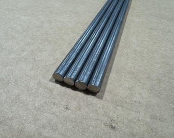 3/8" Stainless Steel Rod [4 PACK], Round, Solid Rod, 304 Stainless, Pick Your Length