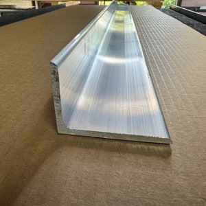 2" x 3" x 1/4" Thickness (0.250") 6061 Aluminum Angle, Pick Your Length