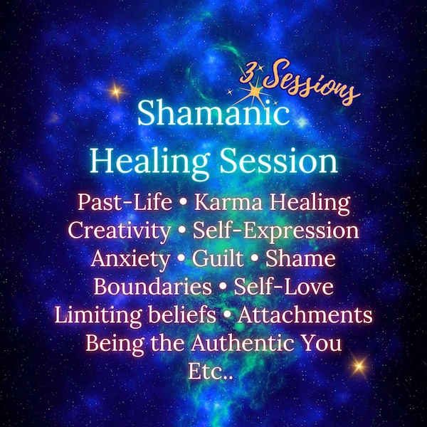 Shamanic Healing Session (3-session bundle)