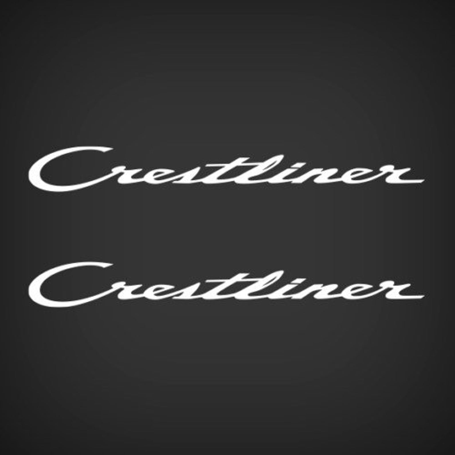 Crestliner Boat Marine Decals set of 2 OEM New Oracle Etsy