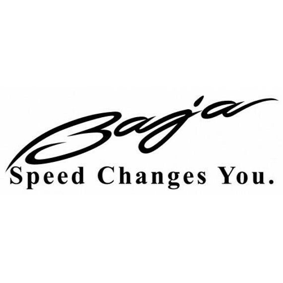 Baja Script Boat Yacht Decals set of 2 OEM New Oracle Etsy