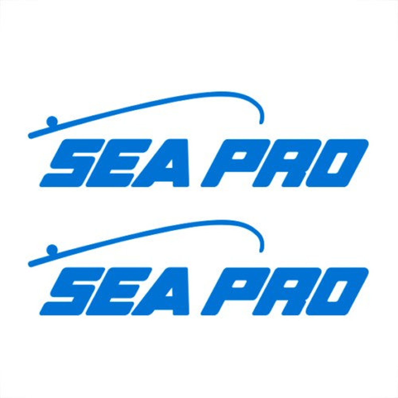 Sea Pro Logo Boat Marine Decals Set Of 2 OEM New Oracle Etsy