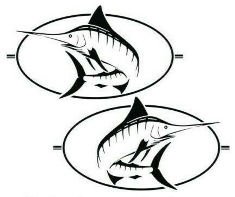 Bayliner Trophy Marlin Boat Marine Decals set of 2 OEM New Etsy