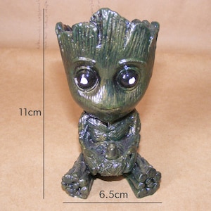 Baby Groot Flower Pot, Animal Planters, Groot vase, Vase Art, Groot Gifts...