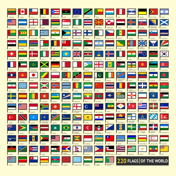 all international flags