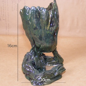 Groot Flower Pot, Animal Planters, Groot vase, Vase Art, Groot Gifts...
