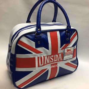 LONSDALE LONDON ボーリングバッグ バーガンディ　mods LONSDALE /retro / MOD / Union Jack / Bowling Bag - Etsy Australia