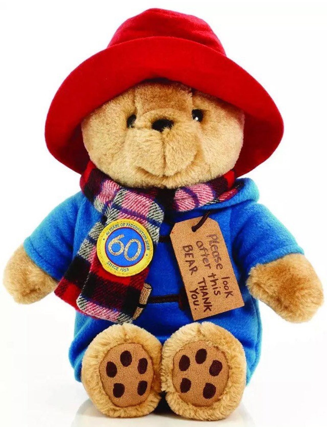 Large Paddington Bear / 60th Anniversary/ Limited Edition/ Etsy UK