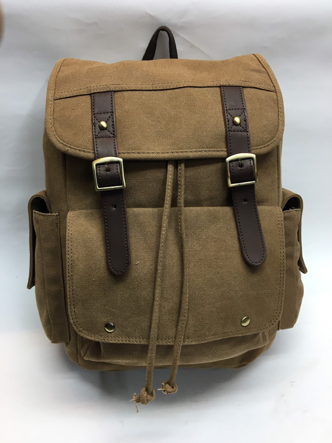 Canvas quality / backpack / rucksack / metal buckles / strong Etsy