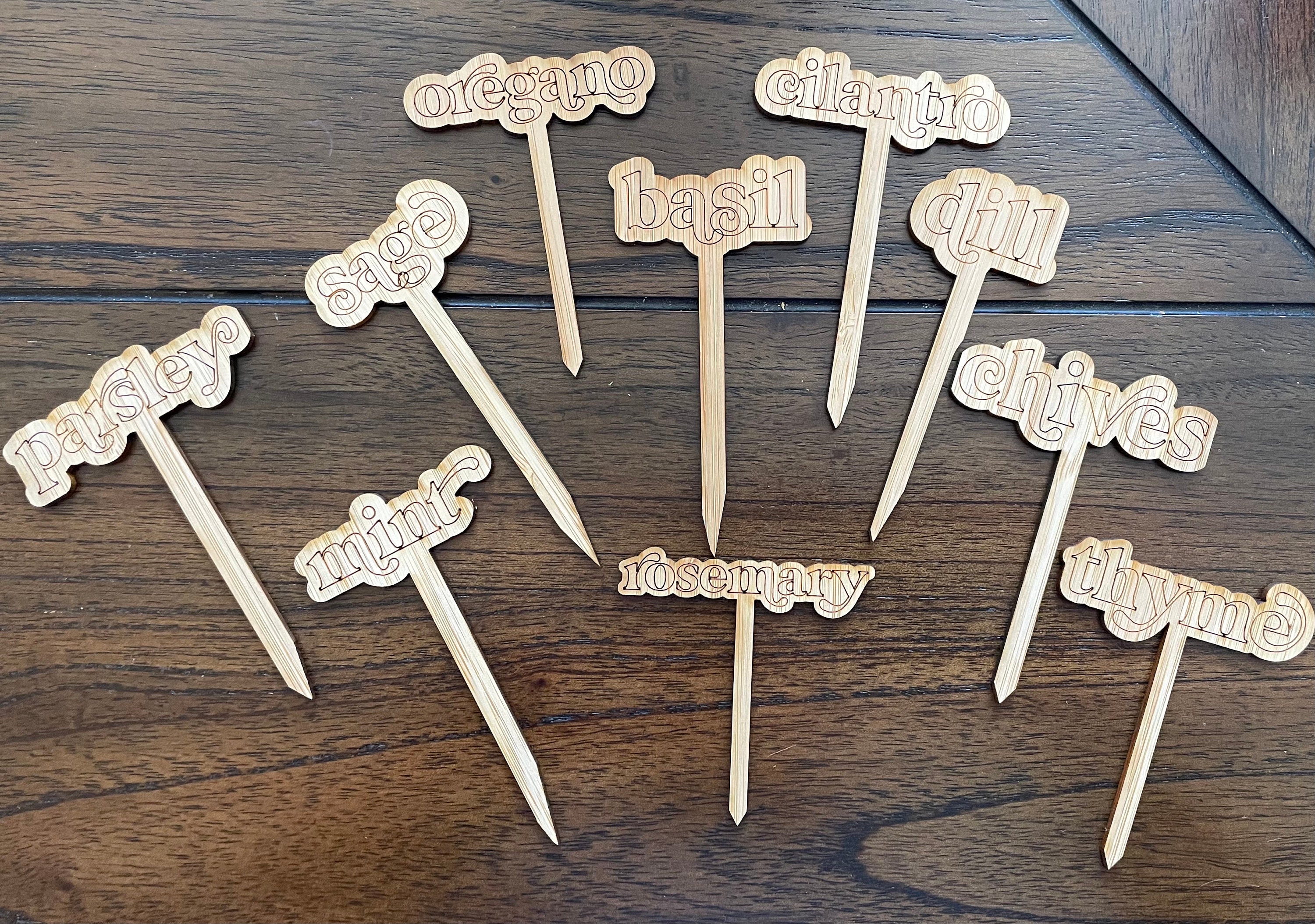 Stake Names Bamboo Garden Stakes: Elevate Your Garden With Custom-made Name Stakes ...