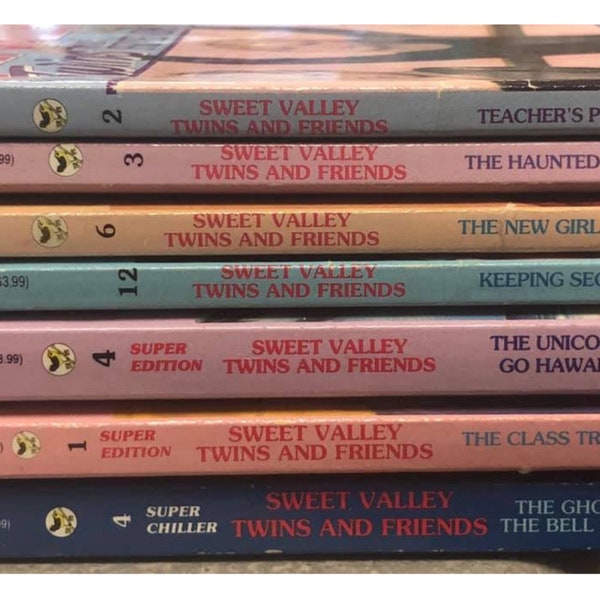 CHOOSE ONE Sweet Valley Twins and Friends, Francine Pascal, 1980s Kids Fiction