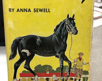 Black Beauty Vintage Hardcover by Anna Sewell | 1954 |  Illustrated by Walter Seaton