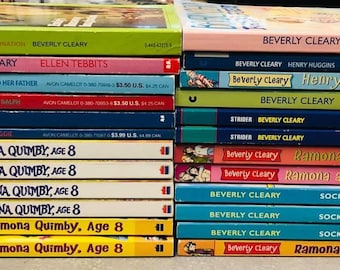 Beverly Cleary | CHOISISSEZ UN | Livres de chapitres pour enfants | POPULAIRE! | Softcovers | Ramona, etc.