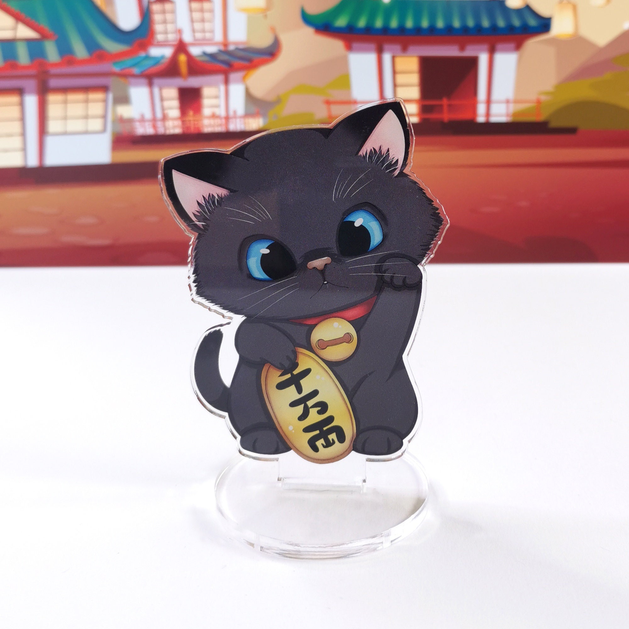 Maneki Neko Black Acrylic Stand Kawaii Anime Acrylic Standee - Etsy Maneki Neko Black Acrylic Stand Kawaii Anime Acrylic Standee - Etsy