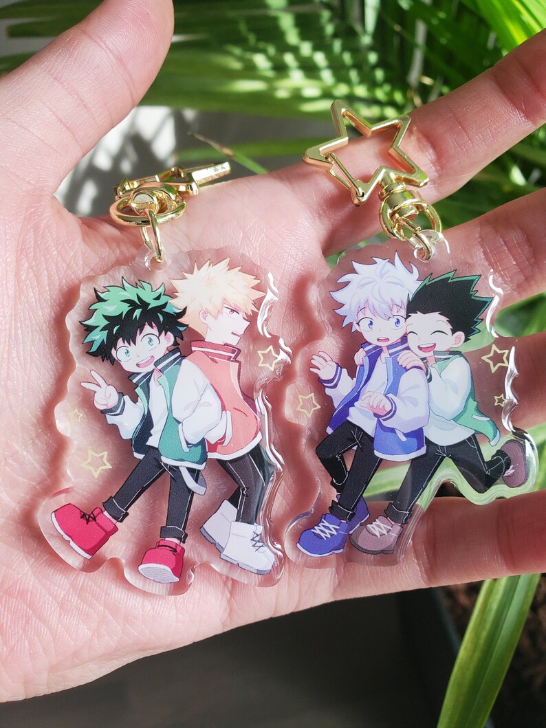 Bakudeku and Kllugon charms keychain | Anime | BNHA | MHA | My Hero Academia | Midoriya Izuku , Bakugo Katsuki 