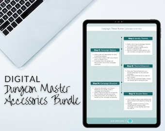 Digital DM Accessories Bundle | Dungeons & Dragons 5e | Downloadable PDF files