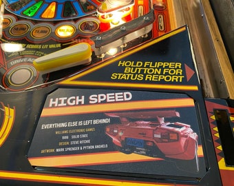 High Speed Apron Cards Williams