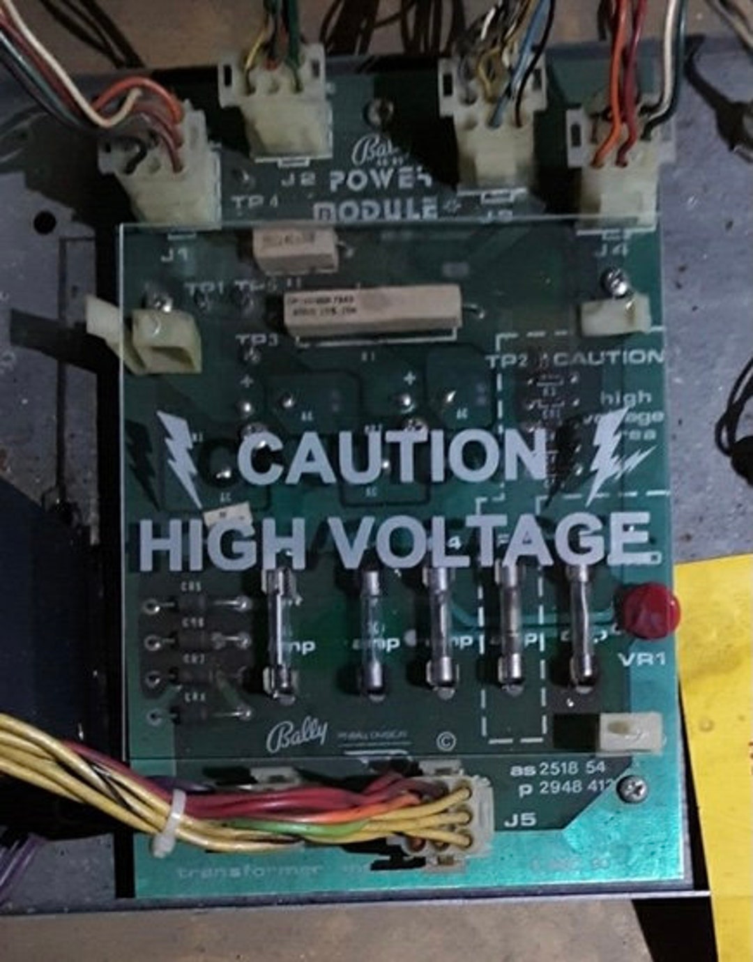 Bally/stern Rectifier Board High Voltage Sheild Pinball Etsy