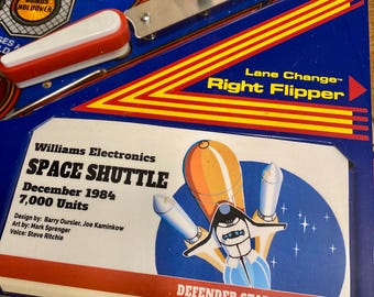 Space Shuttle Apron Cards Williams