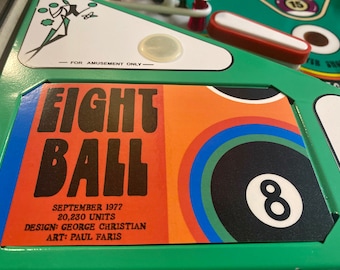 Eight Ball Apron Cards Bally