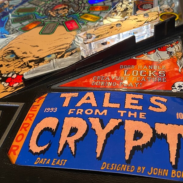 Juego de cartas de delantal Tales from the Crypt Pinball