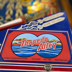 Torpedo Alley Pinball Apron Cards Set