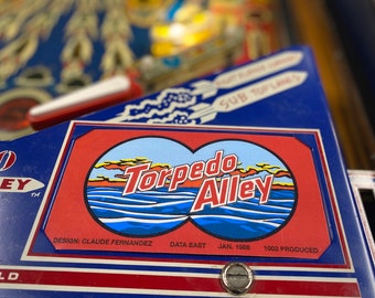 Torpedo Alley Pinball Apron Cards Set