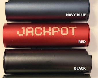 Personalized Custom Etched Aluminum 25 Cent Spring Loaded Quarter Coin Holder