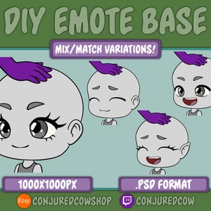 DIY Emote Base - Pets - Mix/Match Variations