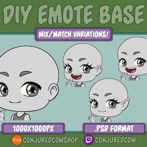 DIY Emote Base - Hello - Mix/Match Variations